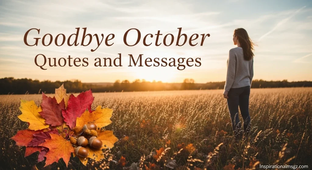 Goodbye October Quotes and Messages