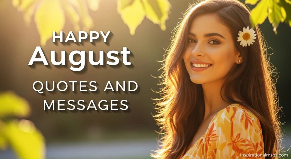 Happy August Quotes and Messages