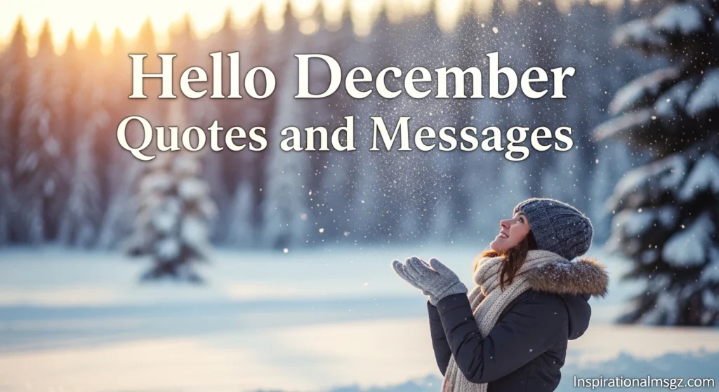 Hello December Quotes and Messages