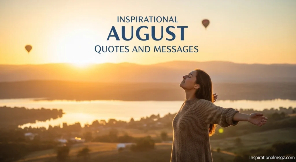 Inspirational August Quotes and Messages