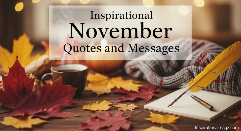 Inspirational November Quotes and Messages