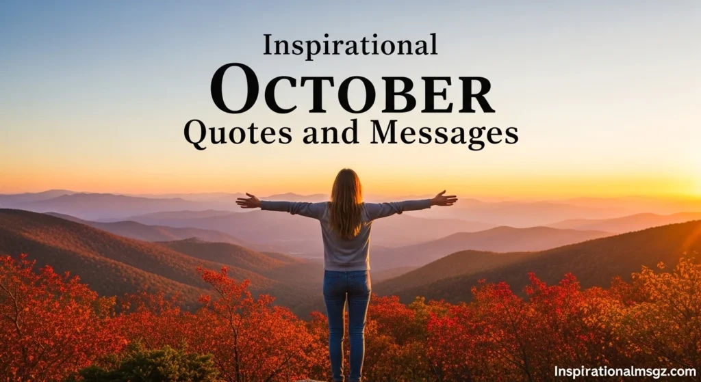 nspirational October Quotes and Messages