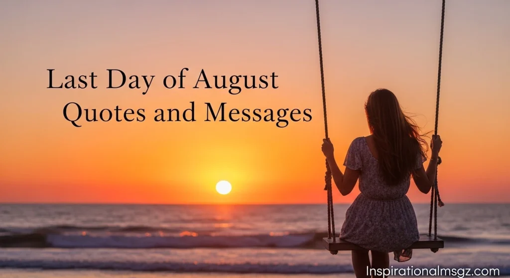 Last Day of August Quotes and Messages