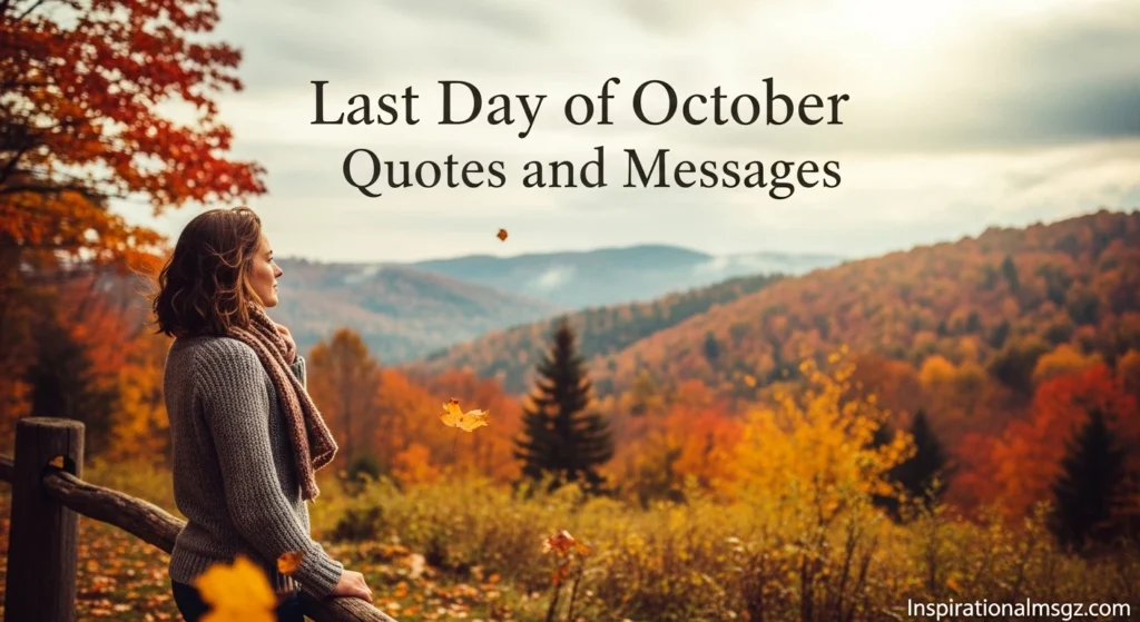 Last Day of October Quotes and Messages