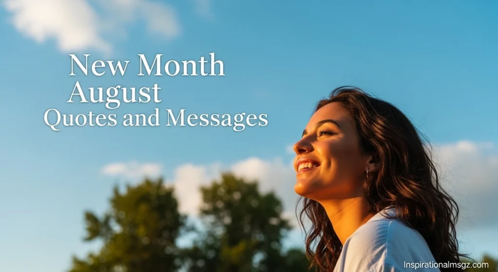 New Month August Quotes and Messages