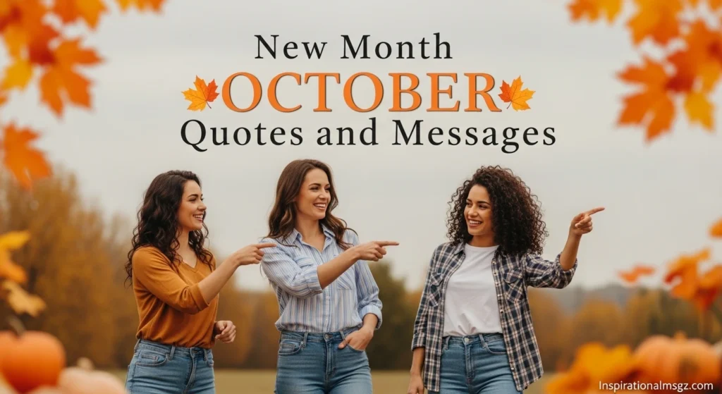 New Month October Quotes and Messages