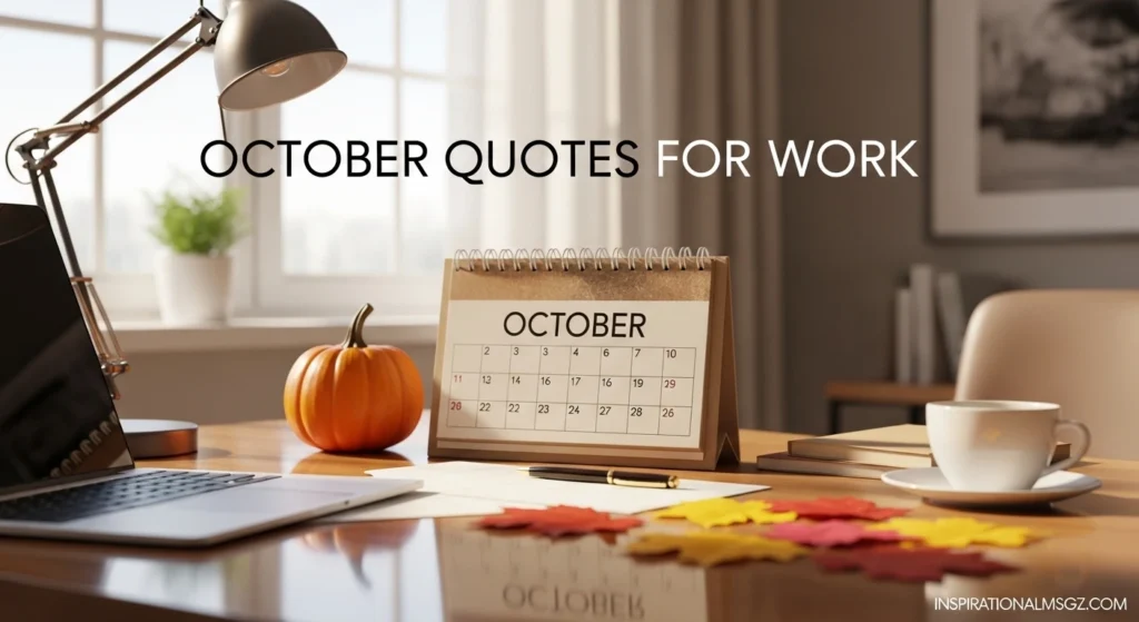 October Quotes for Work