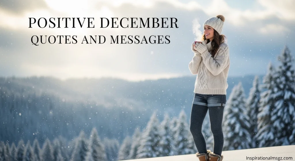 Positive December Quotes and Messages