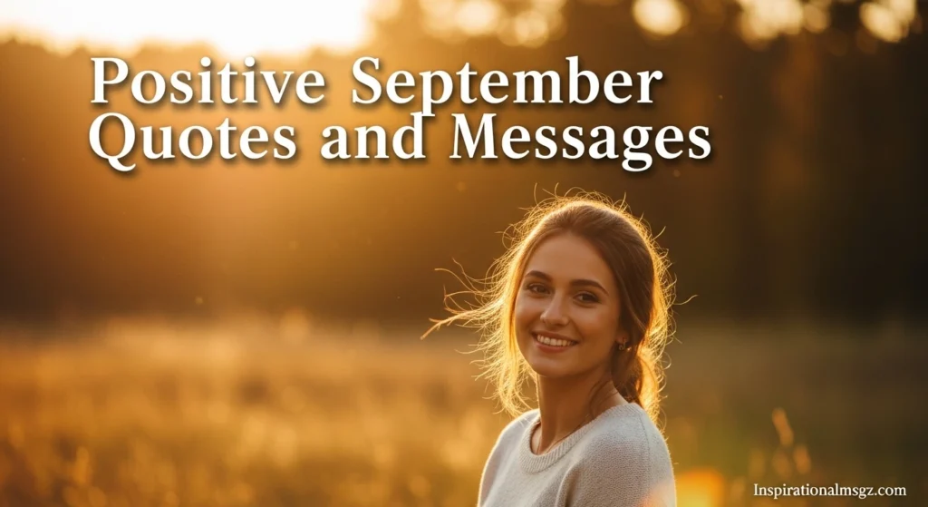 Positive September Quotes and Messages