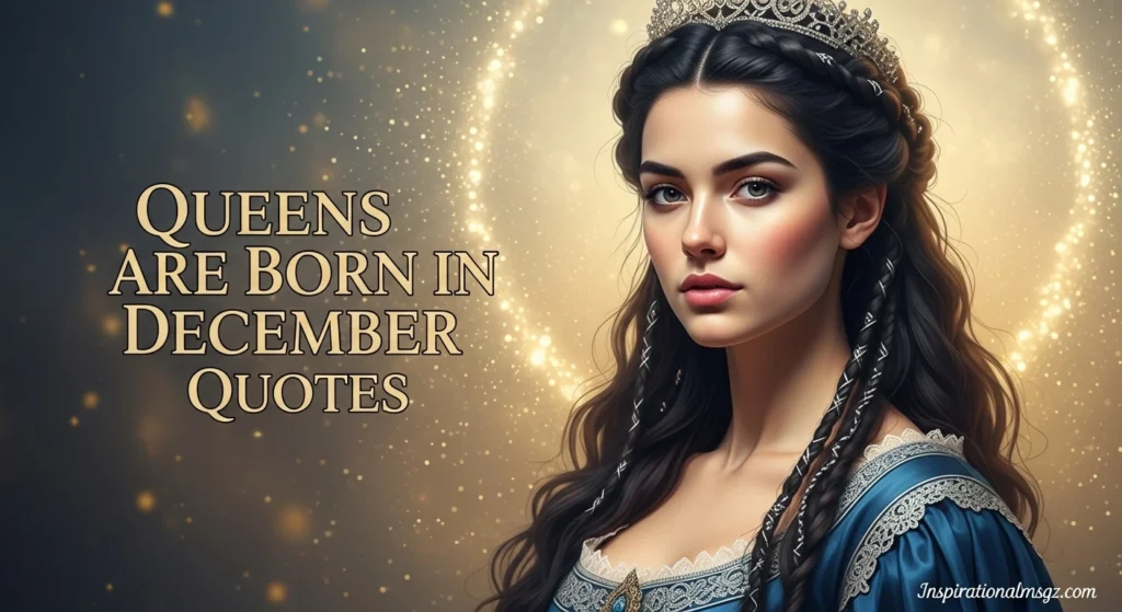 Queens Are Born in December Quotes