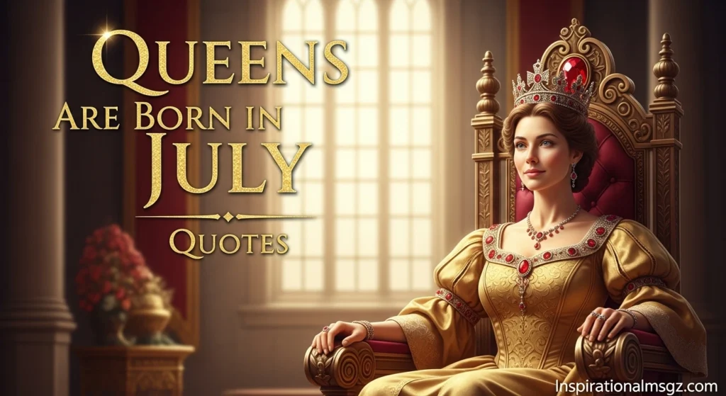 Queens Are Born in July Quotes