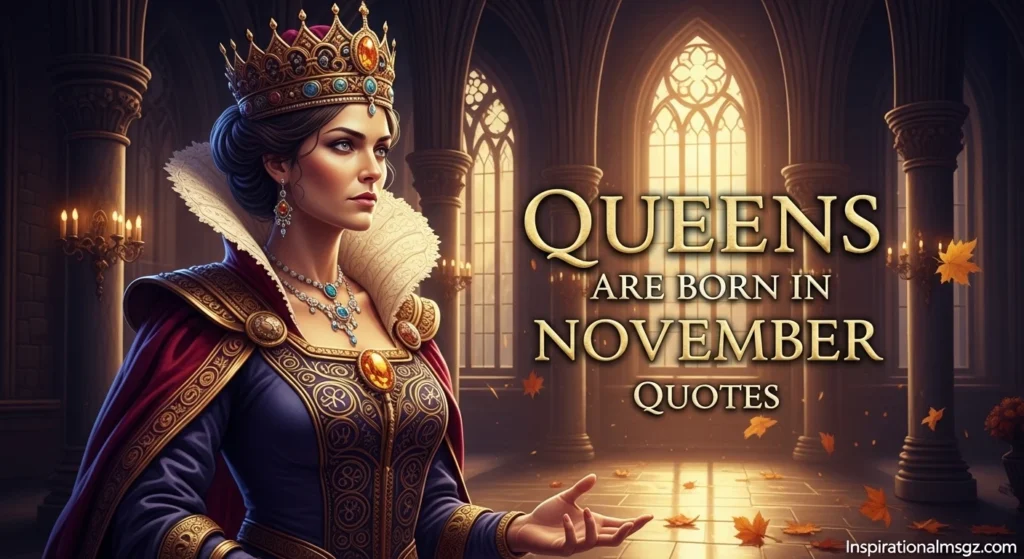 Queens Are Born in November Quotes