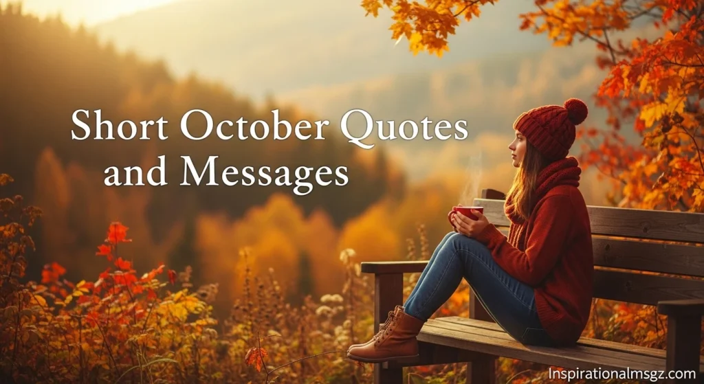 Short October Quotes and Messages