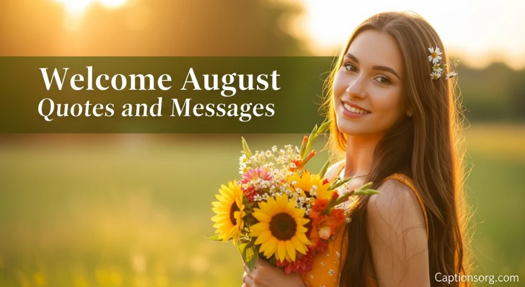 Welcome August Quotes and Messages