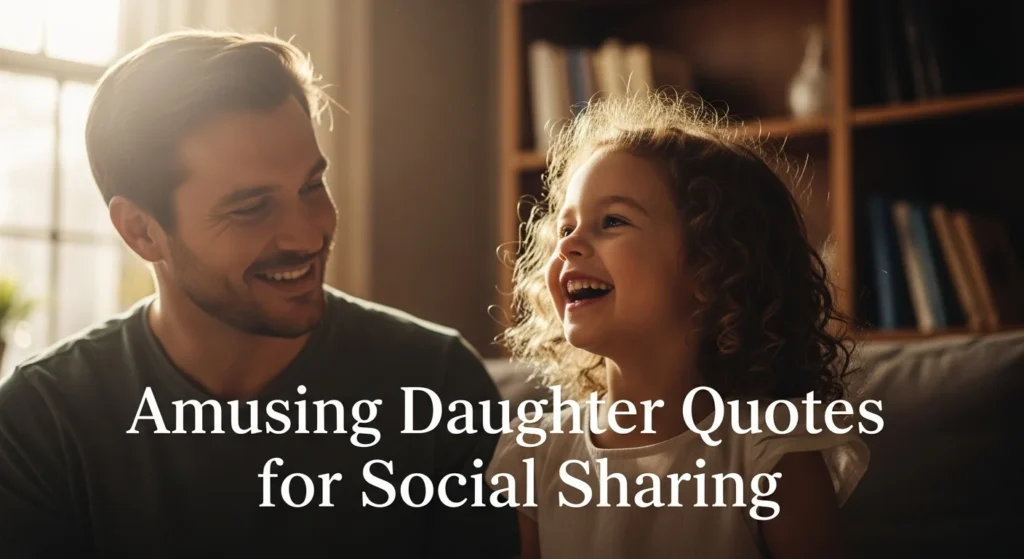 Amusing Daughter Quotes for Social Sharing