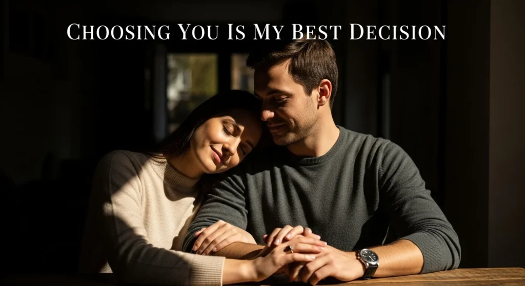Choosing You Is My Best Decision Quotes