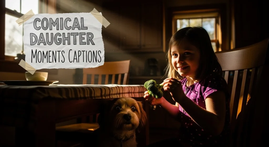 Comical Daughter Moments Captions