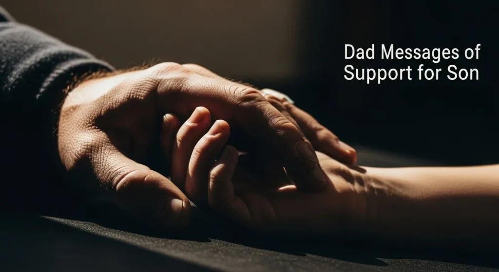 Dad Messages of Support for Son