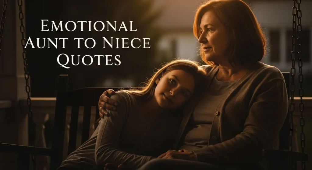 Emotional Aunt to Niece Quotes