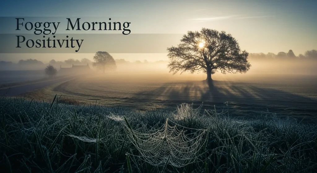 Foggy Morning Positivity