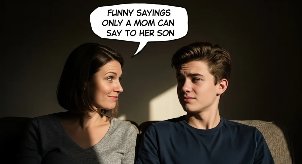 Funny Sayings Only a Mom Can Say to Her Son