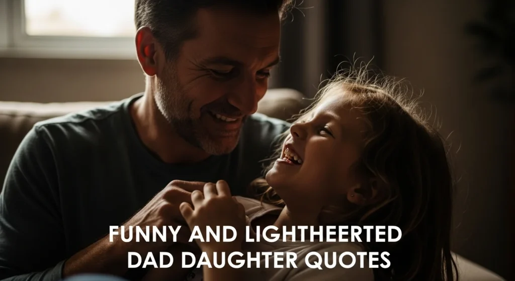 Funny and Lighthearted Dad Daughter Quotes