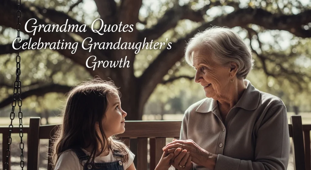 Grandma Quotes Celebrating Granddaughter’s Growth