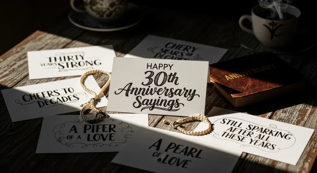 Happy 30th Anniversary Sayings