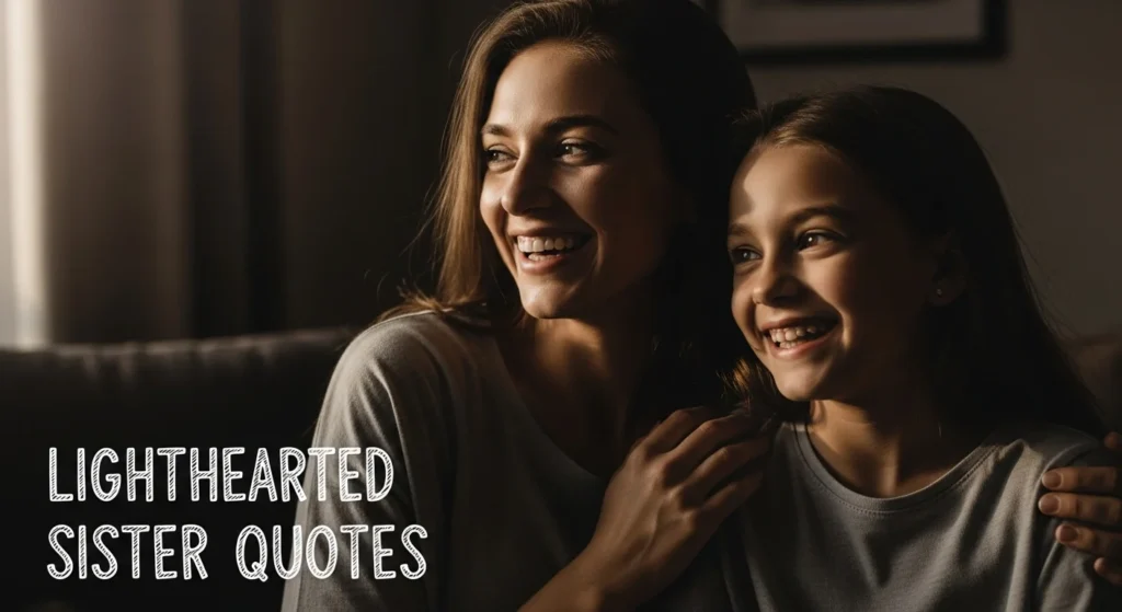 Lighthearted Sister Quotes