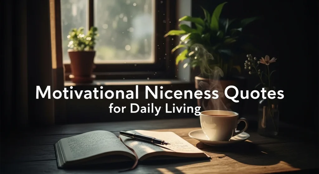 Motivational Niceness Quotes for Daily Living