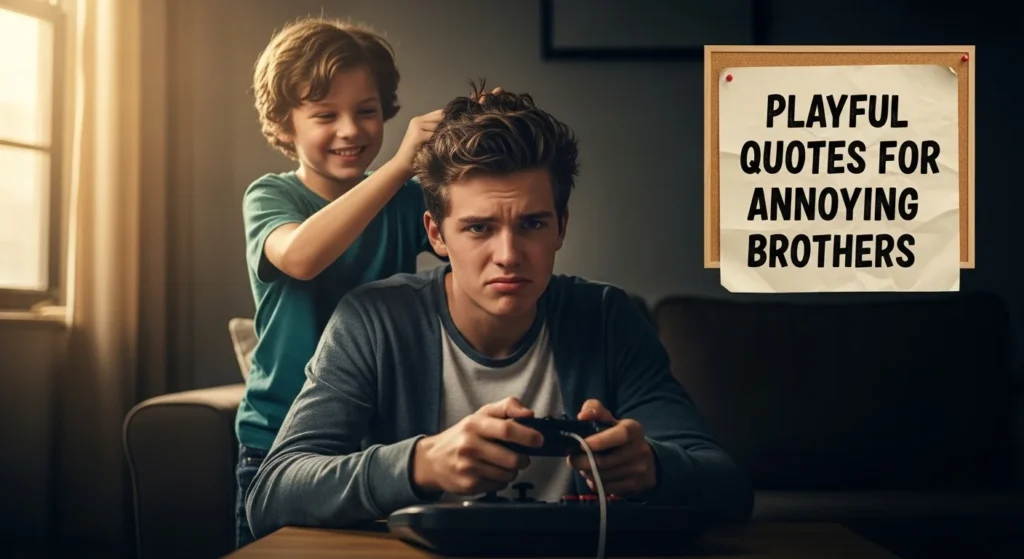 Playful Quotes for Annoying Brothers