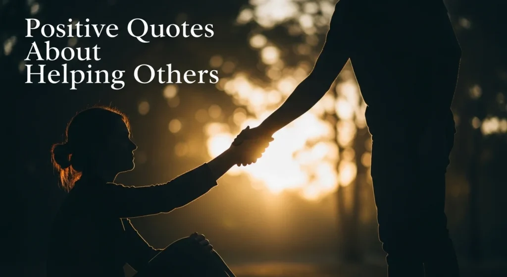 Positive Quotes About Helping Others