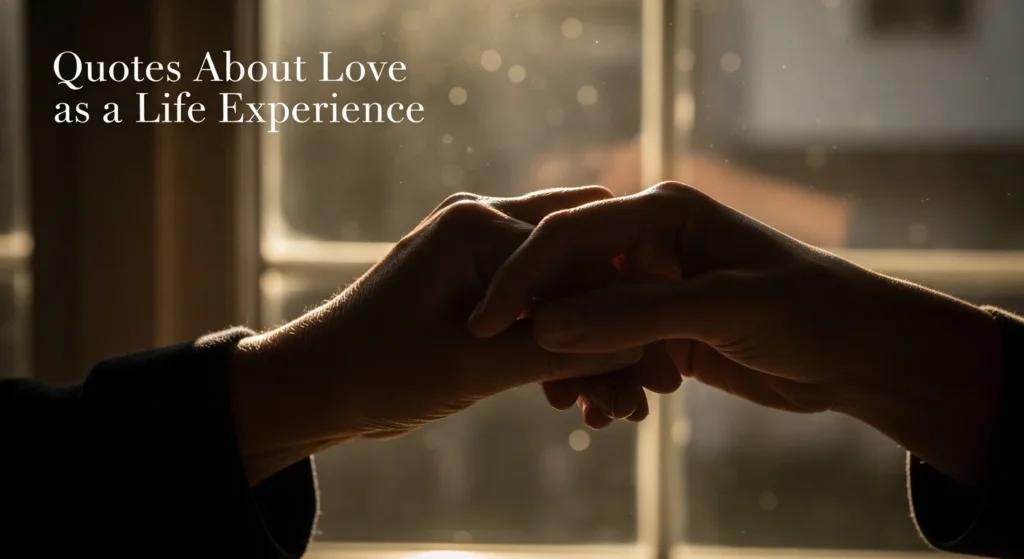 Quotes About Love as a Life Experience