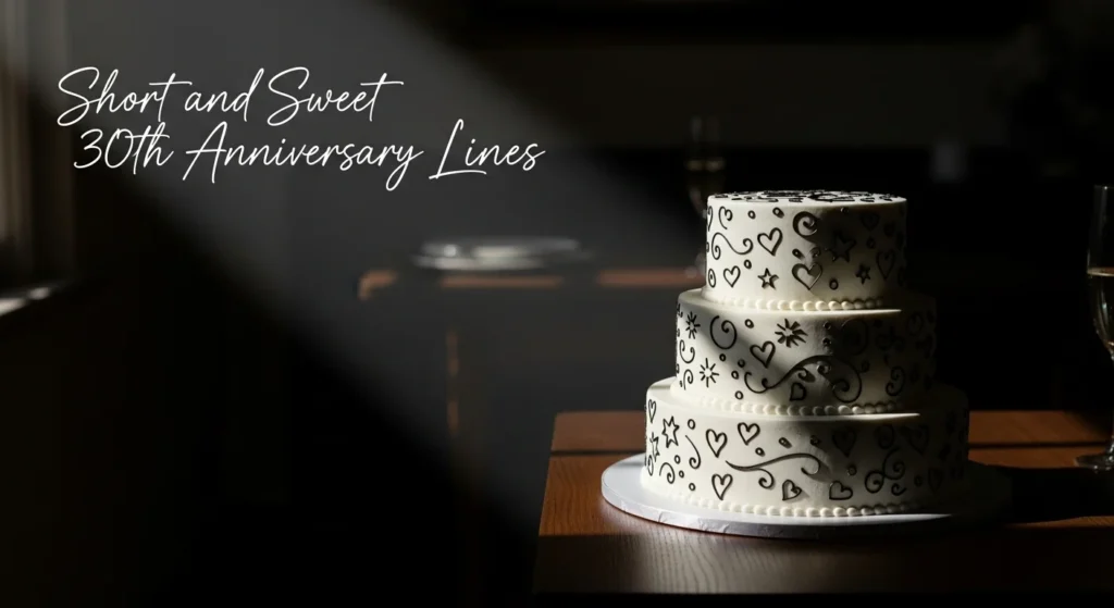 Short and Sweet 30th Anniversary Lines