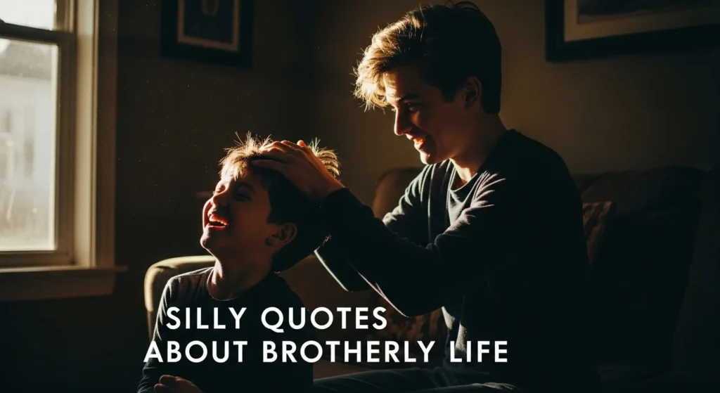 Silly Quotes About Brotherly Life