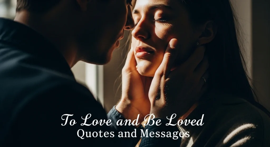 To Love and Be Loved Quotes and Messages