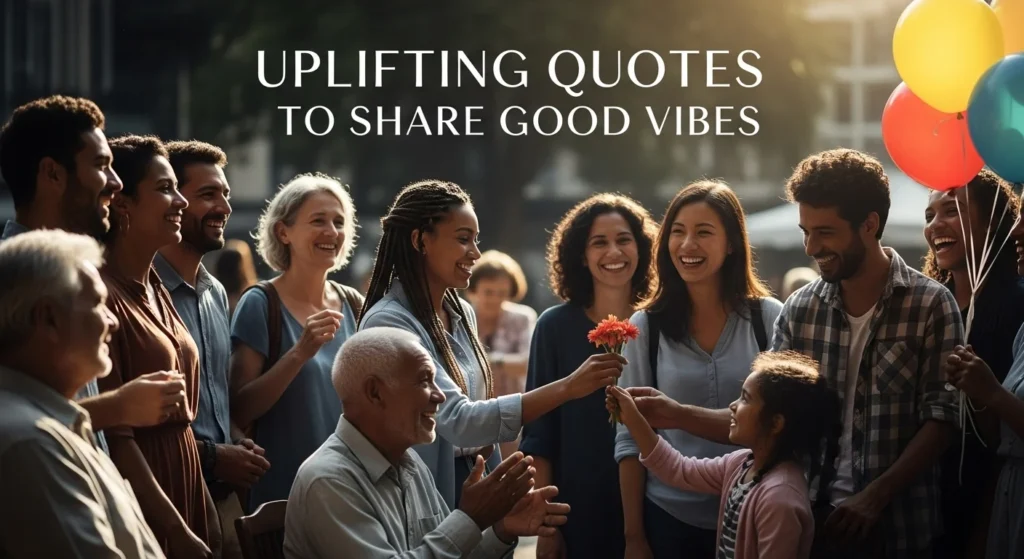 Uplifting Quotes to Share Good Vibes