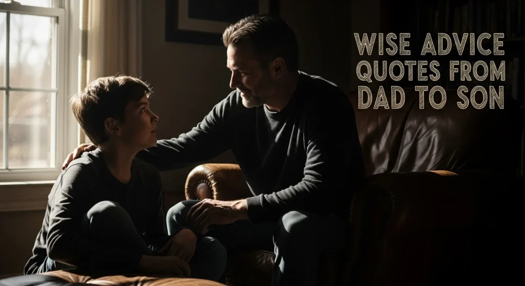 Wise Advice Quotes from Dad to Son