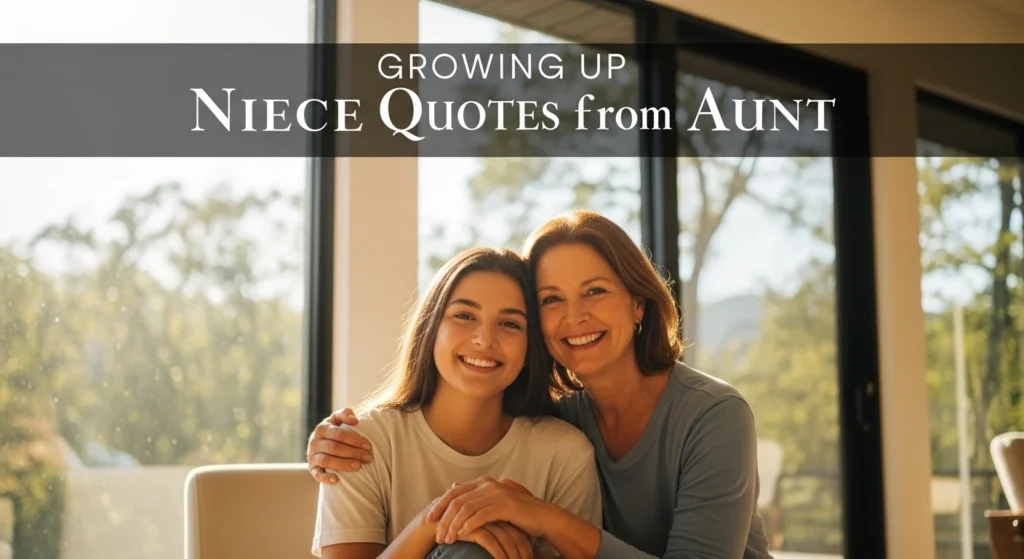 Growing Up Niece Quotes from Aunt