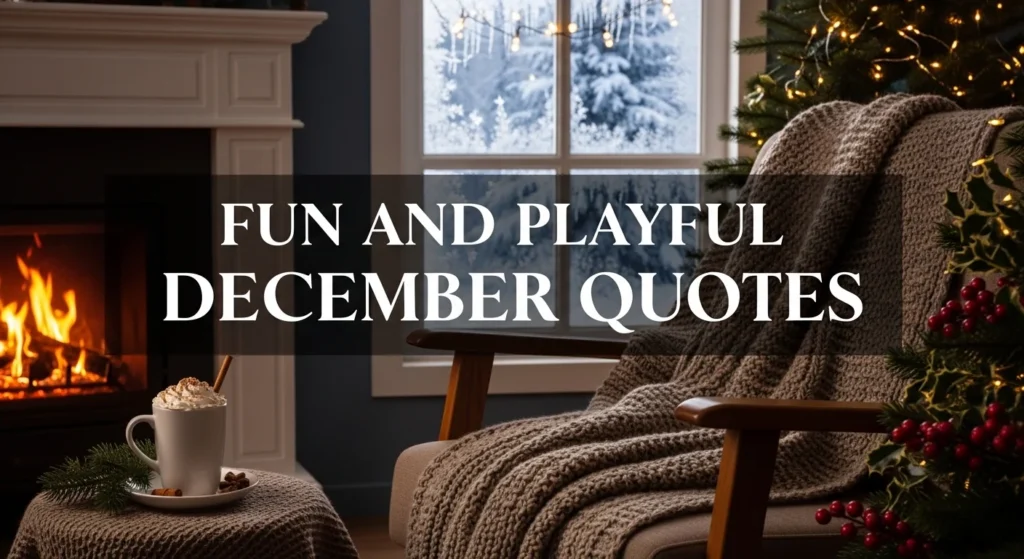 Fun and Playful December Quotes