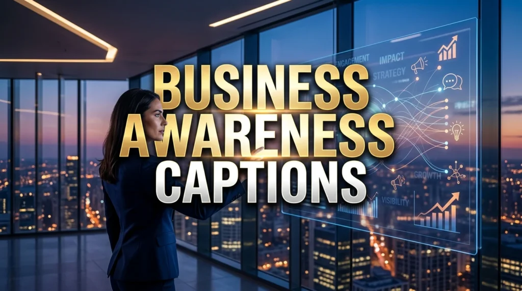 Business Awareness Captions