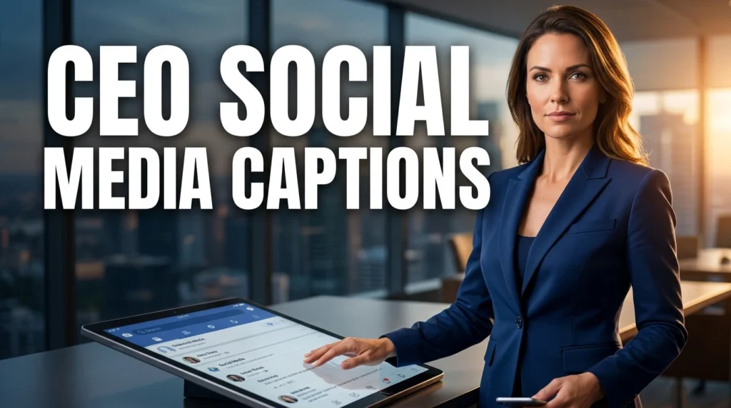 CEO Social Media Captions