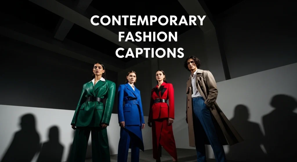 Contemporary Fashion Captions