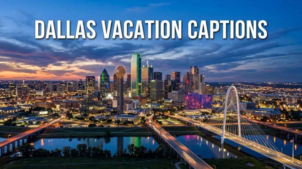 Dallas Vacation Captions