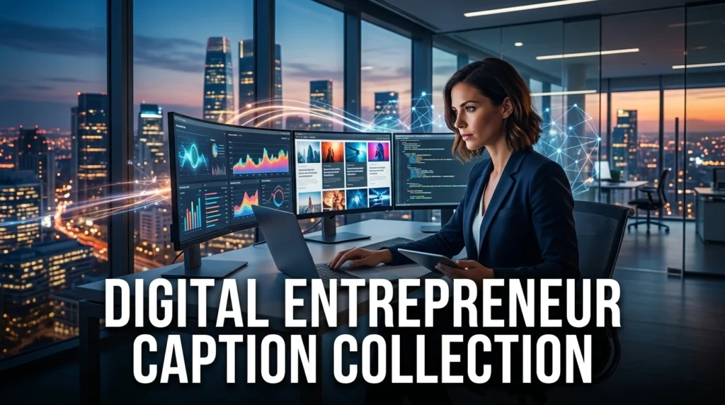 Digital Entrepreneur Caption Collection