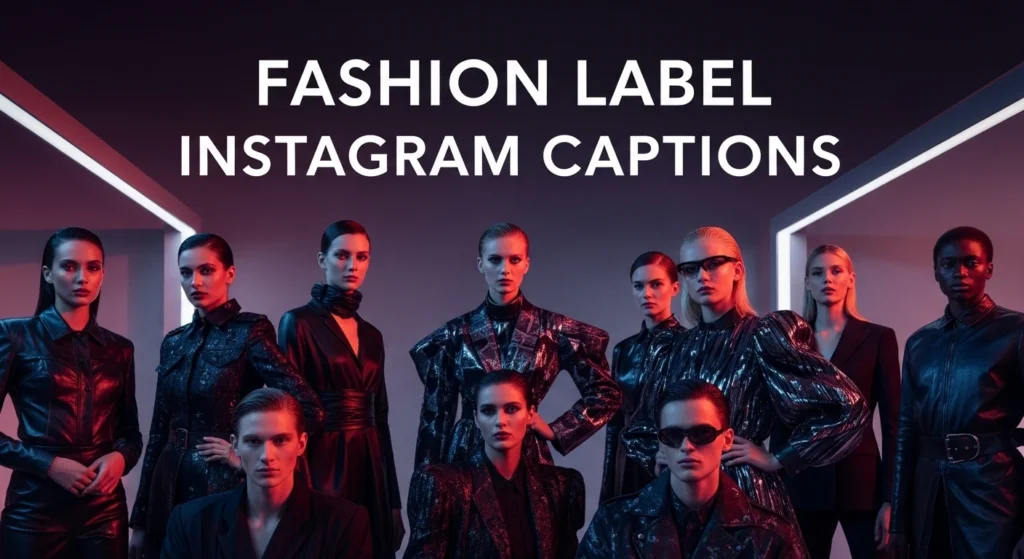 Fashion Label Instagram Captions