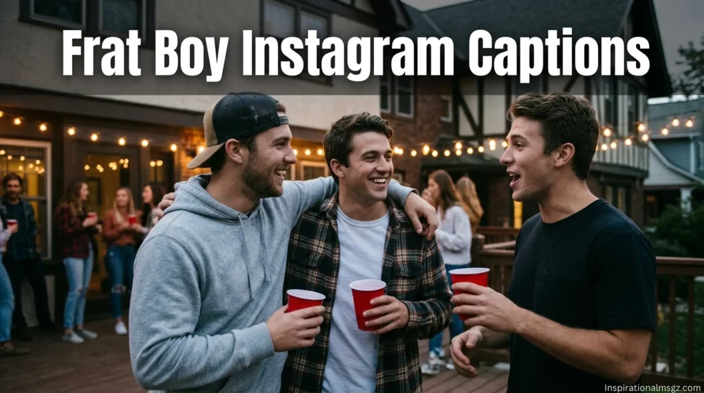 Frat Boy Instagram Captions