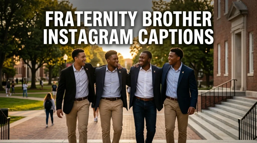 Fraternity Brother Instagram Captions