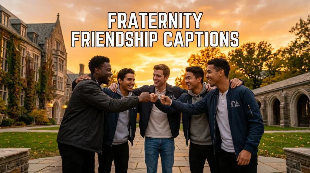 Fraternity Friendship Captions
