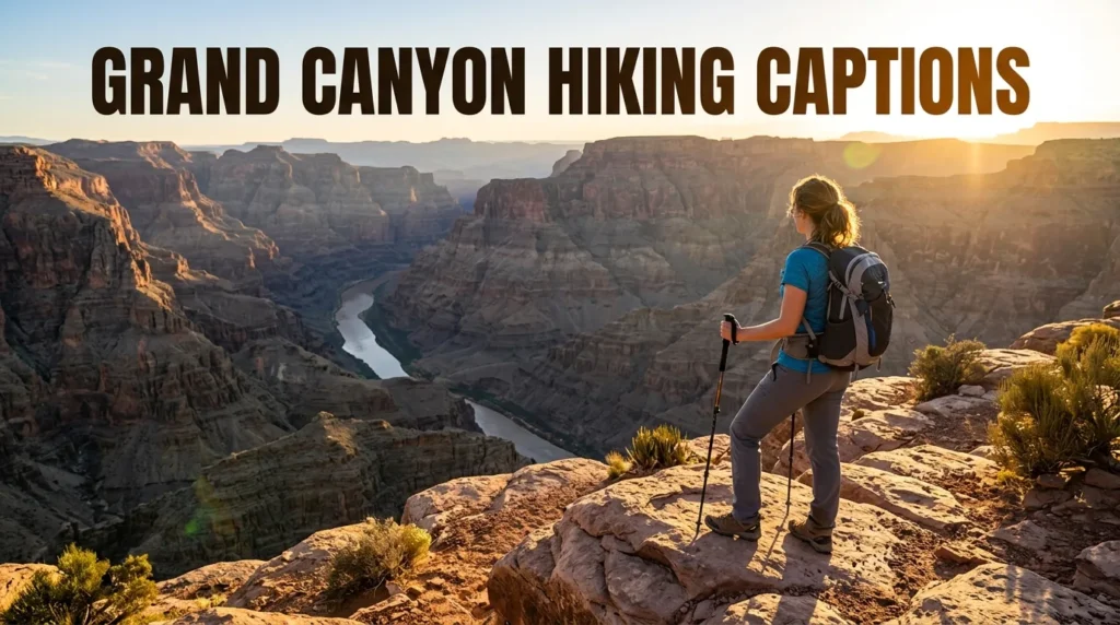 Grand Canyon Hiking Captions